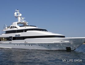 Brand new to the fleet: 42m motor yacht LIFE SAGA now available for charter