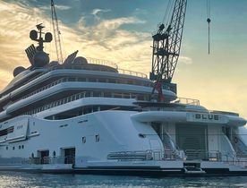 Exclusive: 160m mega yacht BLUE delivered by Lürssen