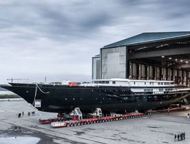 Oceanco’s 127m sailing superyacht Y721 breaks cover