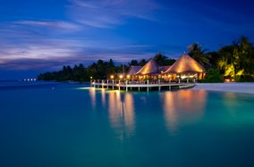 How to watch the shore illuminate on a Maldives yacht charter vacation