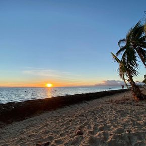 Tahiti - Toaroto Beach sunset