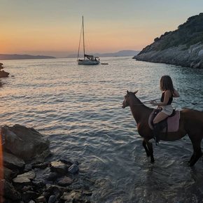 Greece Saronic Islands - Aponisos Horseback Riding