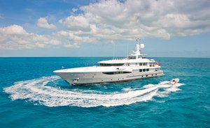 Superyacht APRIL now available for charter