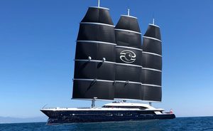 World’s largest sailing yacht ‘Black Pearl’ arrives in the Mediterranean
