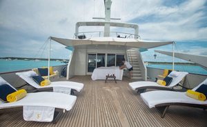 Superyacht SUNSHINE has Christmas Availability in the British Virgin Islands