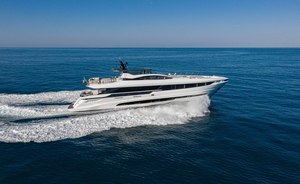 Brand new 33m Mangusta motor yacht DOPAMINE now available for charter