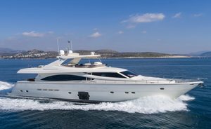 Ferretti motor yacht ASTARTE opens for Greece yacht charters
