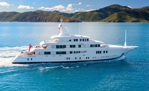 Last chance to charter 62.5m superyacht PARTY GIRL in the Caribbean