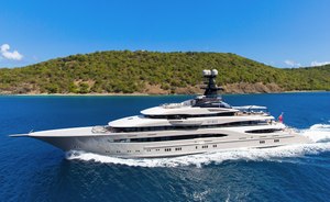 Charter yacht KISMET largest yacht signed up to Monaco Yacht Show 2018 to date