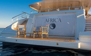 Freshly refit superyacht AFRICA joins charter fleet and offers vacations around the world