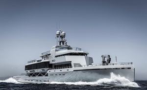 85m explorer yacht BOLD offers exclusive 4-week charter opportunity in the Mediterranean