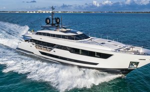 Custom Line motor yacht ‘Vista Blue’ joins global charter market