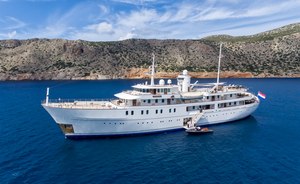 70m charter yacht SHERAKHAN available for summer vacations in Sardinia