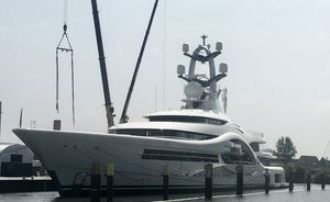 Video: The launch of 110m superyacht ‘Feadship 1007’