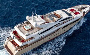 Superyacht PANAKEIA reveals charter availability in the Mediterranean following refit