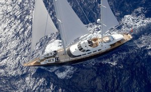 Sailing Yacht ANTARA Undergoing Refit Ahead of Summer Charter Season