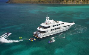 Superyacht ‘Nicole Evelyn’ available for New Year’s Eve charter in the Bahamas