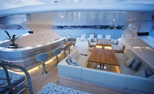 Popular charter yacht BLUSH renamed as ARADOS