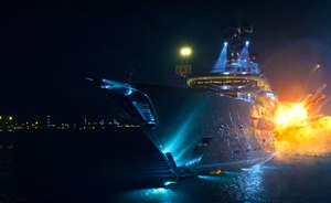 Superyacht KISMET gets blown up in '6 Underground' movie