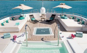 Superyacht SIREN available to charter in the Caribbean