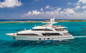 Charter 37m motor yacht NAMASTE for New Years in the Bahamas