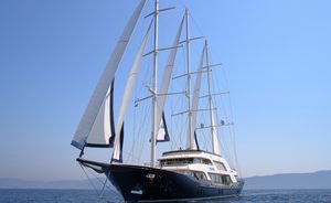 50m luxury motor sailer yacht MEIRA available for Greece charters