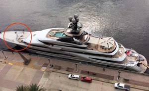Superyacht Kismet features Basketball Hoop for Sporting Charterers