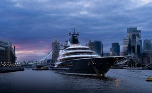 122M Superyacht Charter KISMET Returns To London