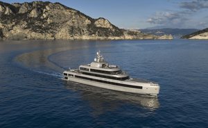 72M Admiral Superyacht GECO by Giorgio Armani Joins Mediterranean Yacht Charter Fleet Ahead Of Imminent Launch
