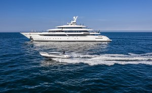 80m DRAGON joins the charter fleet for the first time in the Mediterranean 