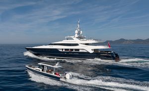 54m superyacht MISCHIEF available for Tahiti yacht charters 