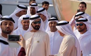 Sheikh Mohammed Visits Dubai International Boat Show 2017