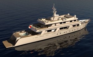 Superyacht COMMITMENT undergoing comprehensive refit and renamed 'Number Nine'
