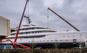 First Look: 78m Lürssen superyacht ACE 21 enters final construction phases in Lemwerder