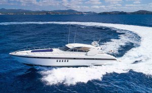  Motor yacht 'Minu Luisa' offers 20% discount on Mediterranean charter deal