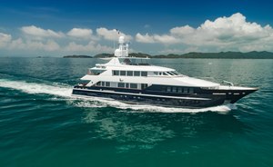 Superyacht charter LADY AZUL announces winter 2024/2025 availability for incredible Thailand yacht charters