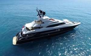 Last chance for Mediterranean yacht charter aboard 41m THE SHADOW  