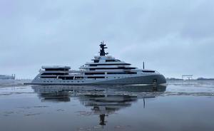 110M Lürssen Superyacht O3 On The Move For Latest Set Of Sea Trials 