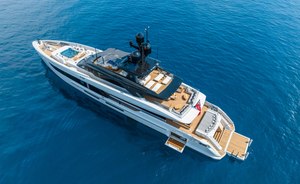 Brand new superyacht GREY opens for Mediterranean yacht charters