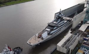 Video: Lurssen floats 142m megayacht NORD for second time