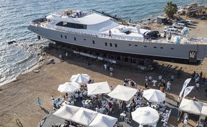 50m motor-sailer yacht ‘All About U 2’ sees launch in Turkey