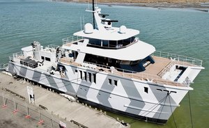 Video: Superyacht ‘The Beast’ hits the water in New Zealand
