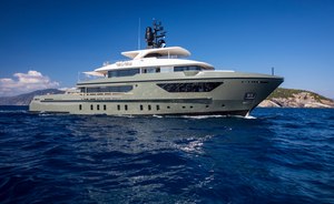 Embark on a Balearic escape with discounted rates aboard 42m Sanlorenzo charter yacht MOKA