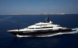 Superyacht charter ALFA NERO rejoins Caribbean yacht charter fleet as she attends Antigua Charter Yacht Show