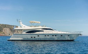 Ferretti Yacht IRENE Offers 15% Off Remaining August Availability for Greece Yacht Charters