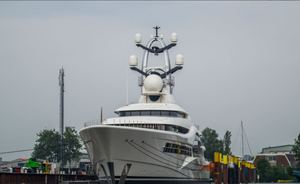 Largest Feadship superyacht ANNA prepares for sea trials