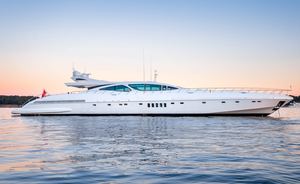 Sleek 40m yacht BEACHOUSE available for Mediterranean charters