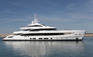 Launch of first Benetti B.Now 50M Oasis Deck superyacht 