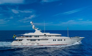 Amels yacht rental NITA K II announces availability for St Barts New Year's Eve yacht charters