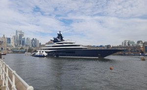KISMET returns to London: Iconic 122M Superyacht Charter Marks Her Third Visit to the English Capital